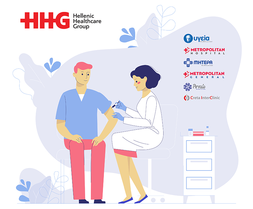 Το HHG συνδράμει στο Εθνικό Σχέδιο για την εμβολιαστική κάλυψη του πληθυσμού για τη νόσο COVID-19